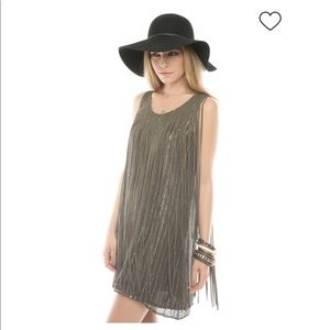 Parker sequin and fringe mini dress